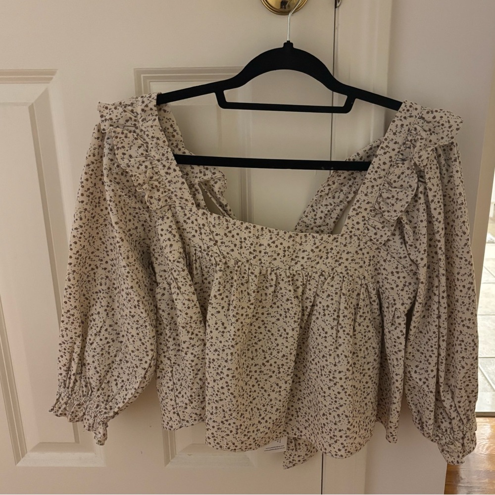 Petal and Pup Floral Top